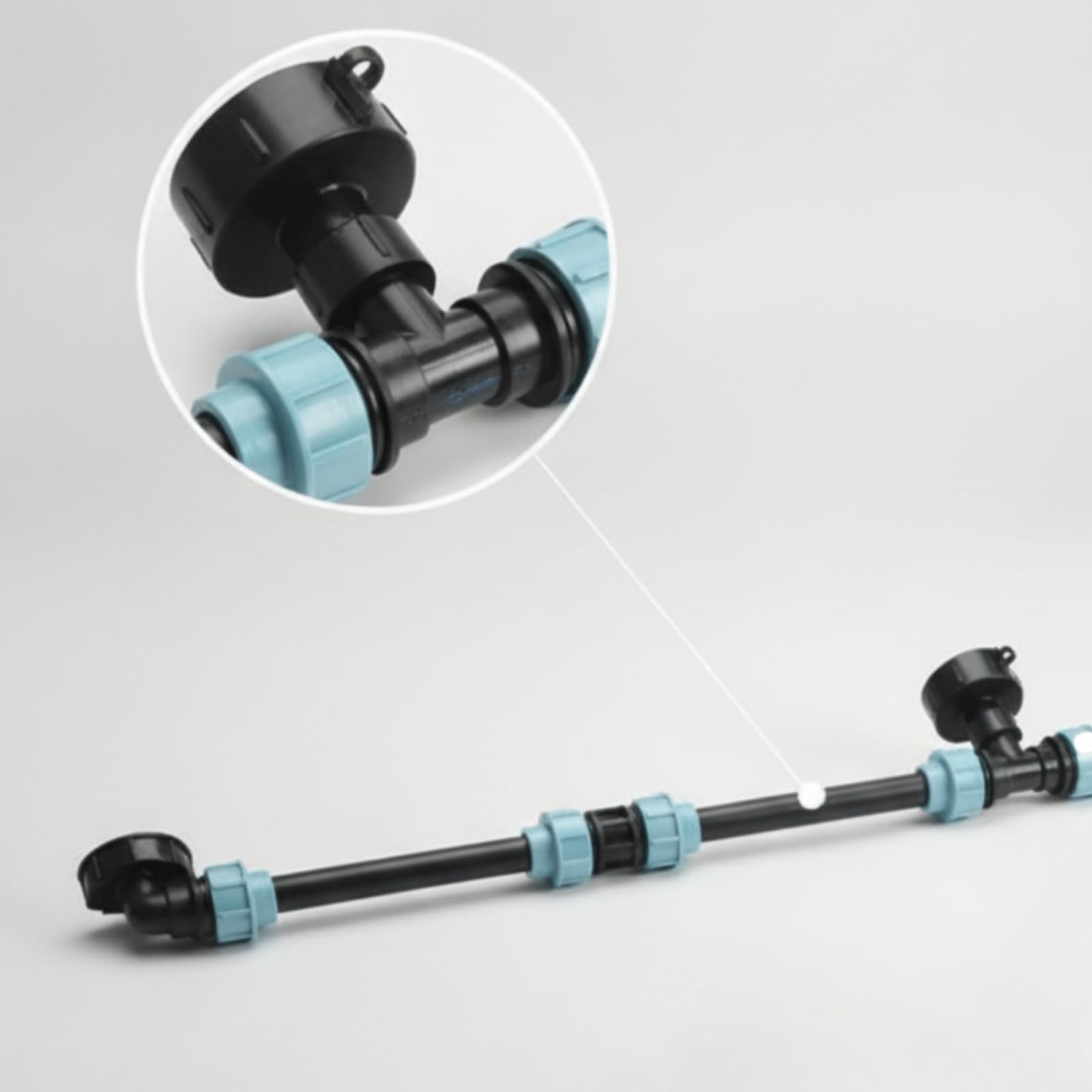 Kit di Collegamento Innesto Rapido Rubinetto senza Perdite Valvola a Sfera per Giardino, Officina