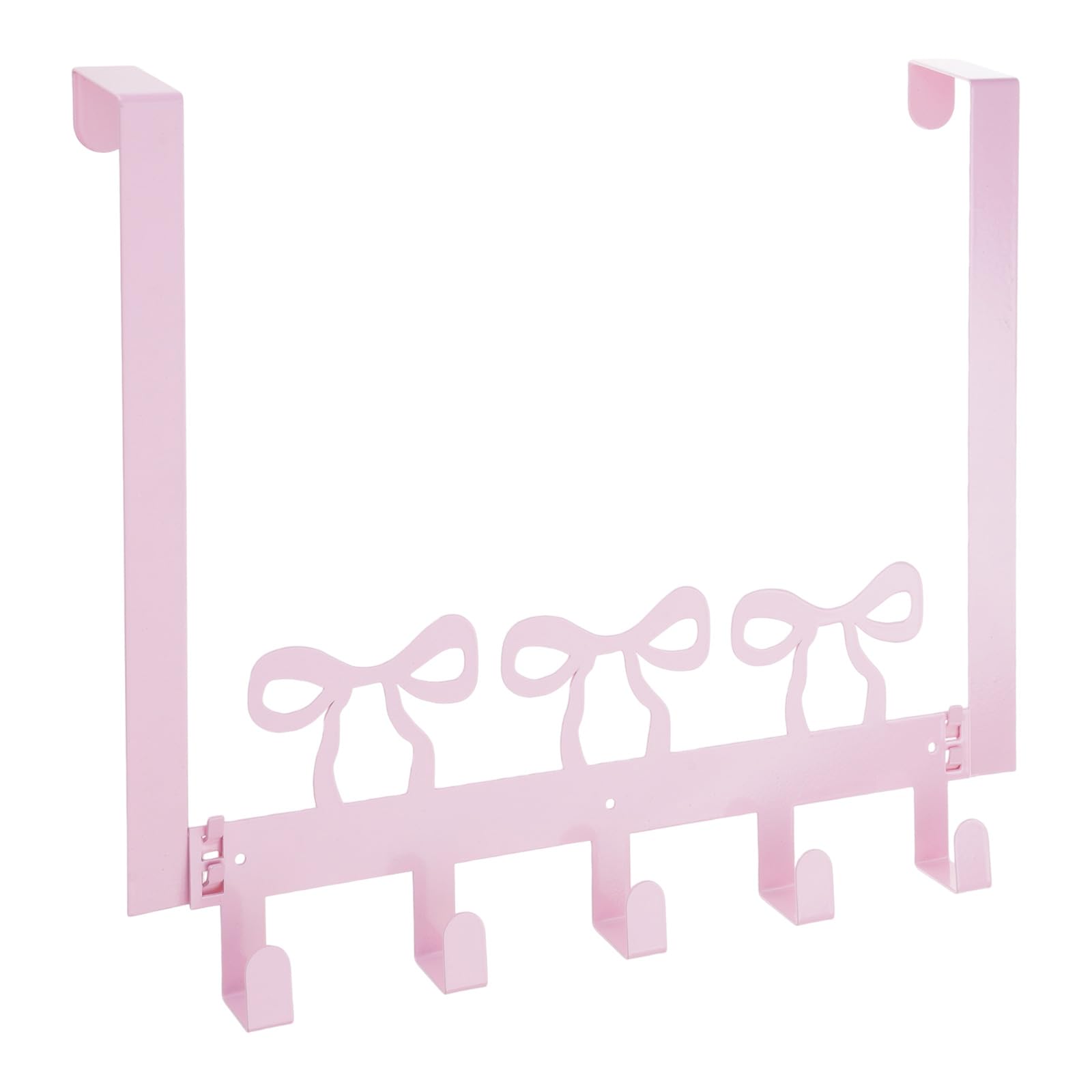 our fave Bows Door Mount Hook Strong Metal Construction Hanging Towel Rack for Hanging Multiple Household Items Towel Rack