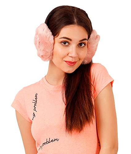 Image of FabSeasons Faux Fur Winter Outdoor Accessory Foldable Ear Muffs /Warmer for Girls & Women for protection from Cold, Ideal Head /Hair Accessory during winters
