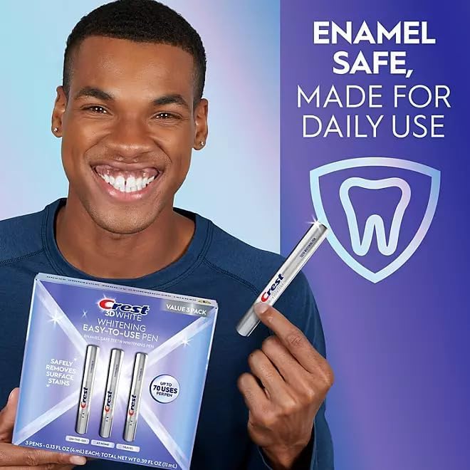 Image of Crest 3DWhite Enamel Safe Teeth Whitening Pens, 0.13 fl. oz., 3 pk.