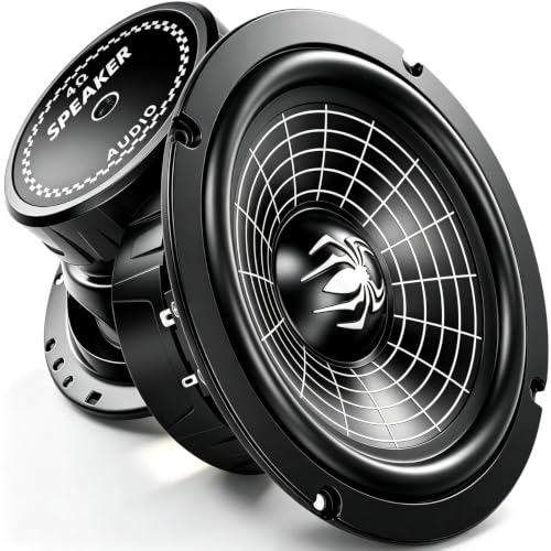 Image of 6.5 Inch Speakers, 800W 4 Ohm 6.5 In Speaker Car Audio Aluminum Cone Woofer