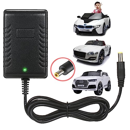 LAZORA 6V Charger for Kids Ride On Car Toys 6 Volt Battery Charger Best Choice Products Wrangler SUV Kid Trax Dynacraft Toy Car 6v Universal Battery Charger