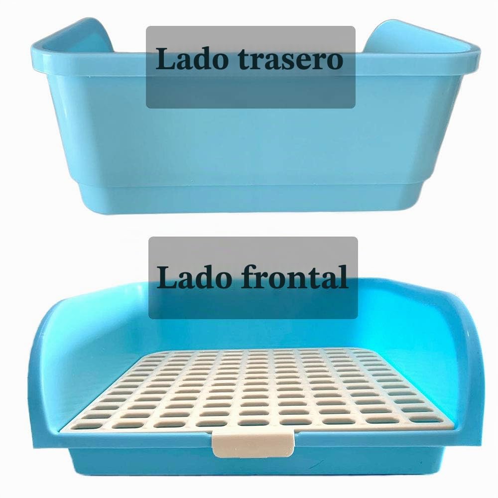 Caja de arena para conejos, tamaño grande, para baño de animales pequeños, cuadrado, para chinchilla, orinal de cobayas, bandeja de arena para comadreja de visón, ardilla