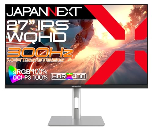 JAPANNEXT 27 ゲーミングモニター JN-IPS27G300Q-HSP Amazon.co.jp: JAPANNEXT 27インチ IPSパネル搭載 300Hz/1ms(MPRT)対応