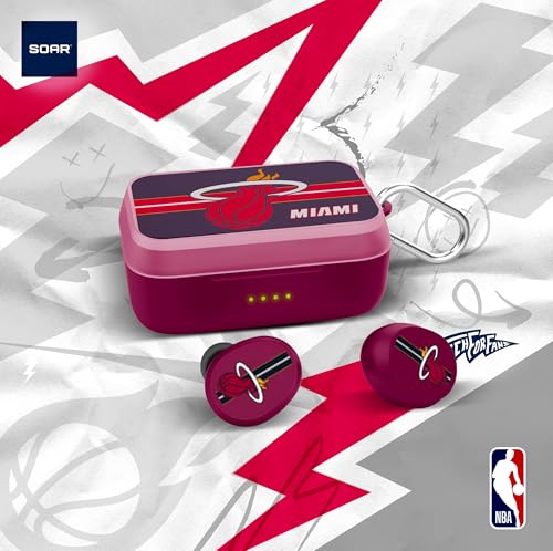Image of SOAR NBA Wireless Sport Earbuds: Comfortable Fit & Convenient Charging