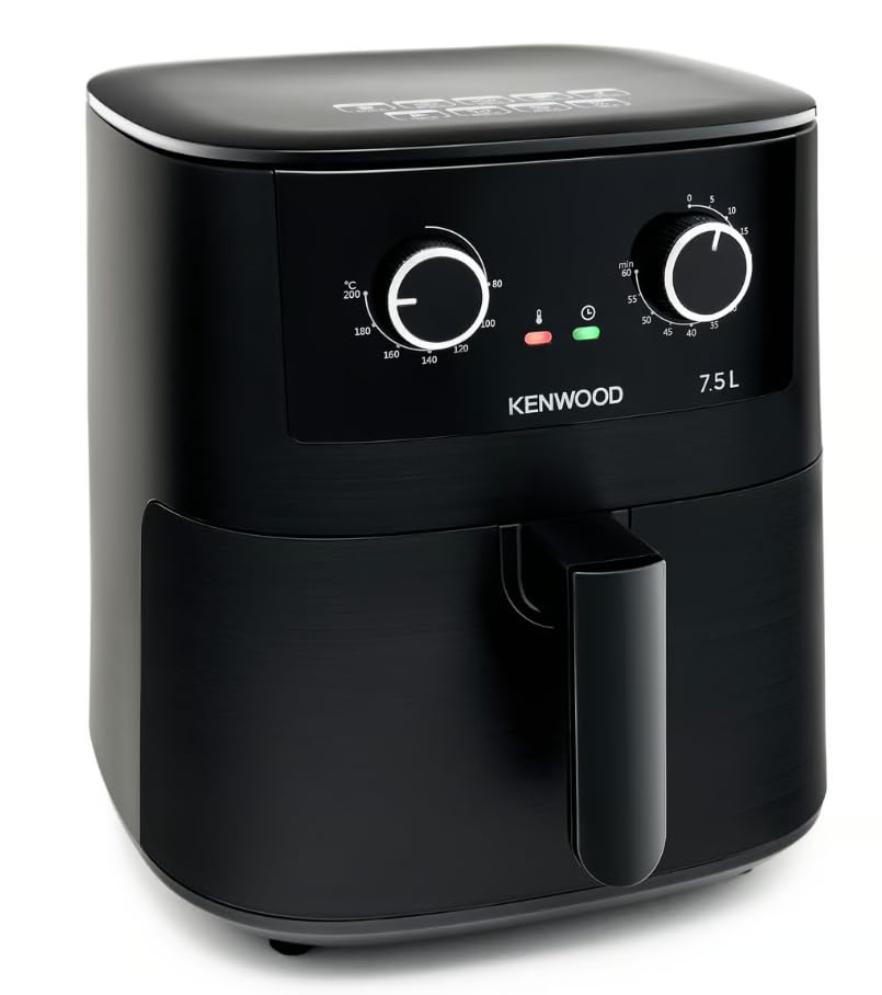 Kenwood Air Fryer HFP76.000BK angled side view