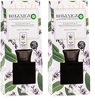 Botanica by Air Wick Reed Diffuser, Eucalyptus and Mediterranean Sage, 80 mL (Pack of 2)