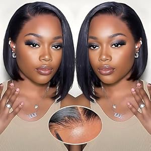 Wear and Go Glueless Bob Wig Human ...