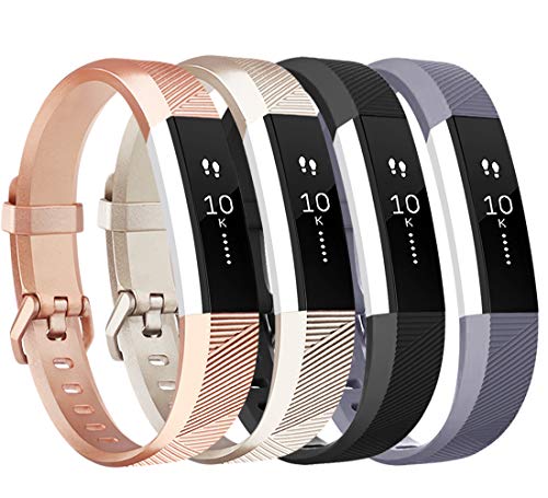 Tobfit Compatible with Alta Bands, 4 Pack, Soft TPU Classic Accessories Replacement Bands