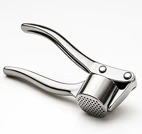 Espremedor Amassador de Alho Profissional em Aço Inox Premium Prensa para Cozinha Design Ergonômico