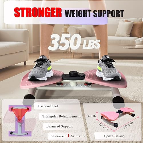 image for Comfortable Tones Waist Twister Machine Exercise, Ultra-Quiet Adjustab