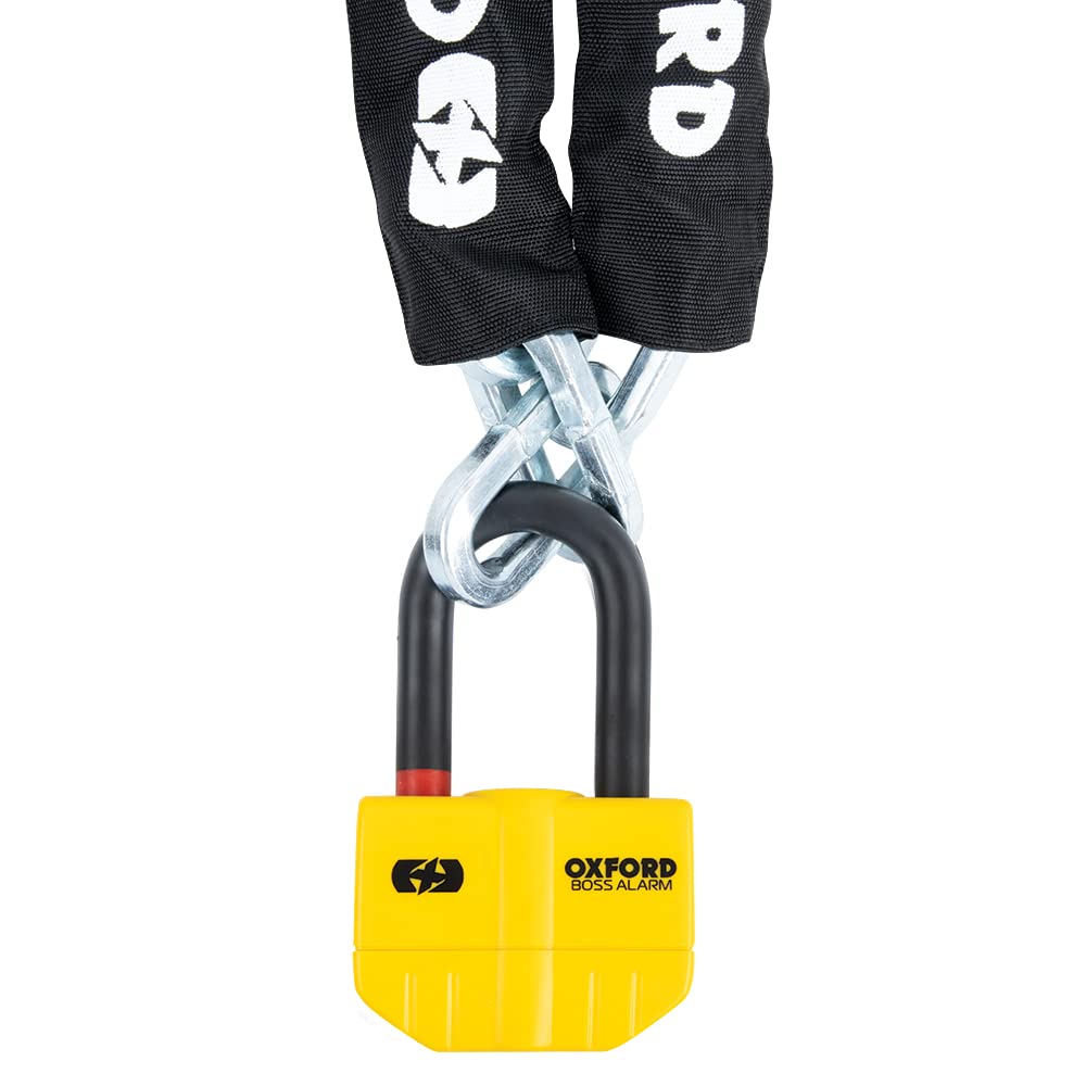 Oxford Products Boss Alarm Chain Lock 14mm - 1.2m