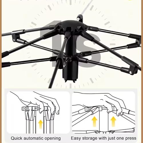 Carpa de camping automática plegable para 3-4 personas miniatura 6