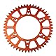 SCAR Aluminium Kettenrad kompatibel mit KTM SX/SXF/EXC/EXCF 125 150 250 300 350 450 500 93-23, Orange - 50 Zähne