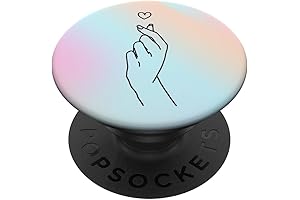 Blackpink Black Heart Kpop Love PopSockets Standard PopGrip