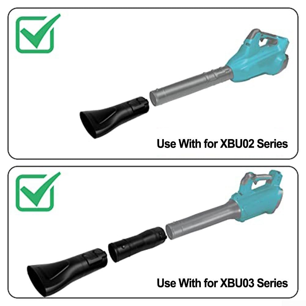 Kit manicotto ugello soffiante per EGO Power+ XBU02Z & XBU03 per soffiatori a foglia - Compatibile con tubi adattatori a estremità piatta 191B21-6, 191L13-5 e 197889-6 - B (B)