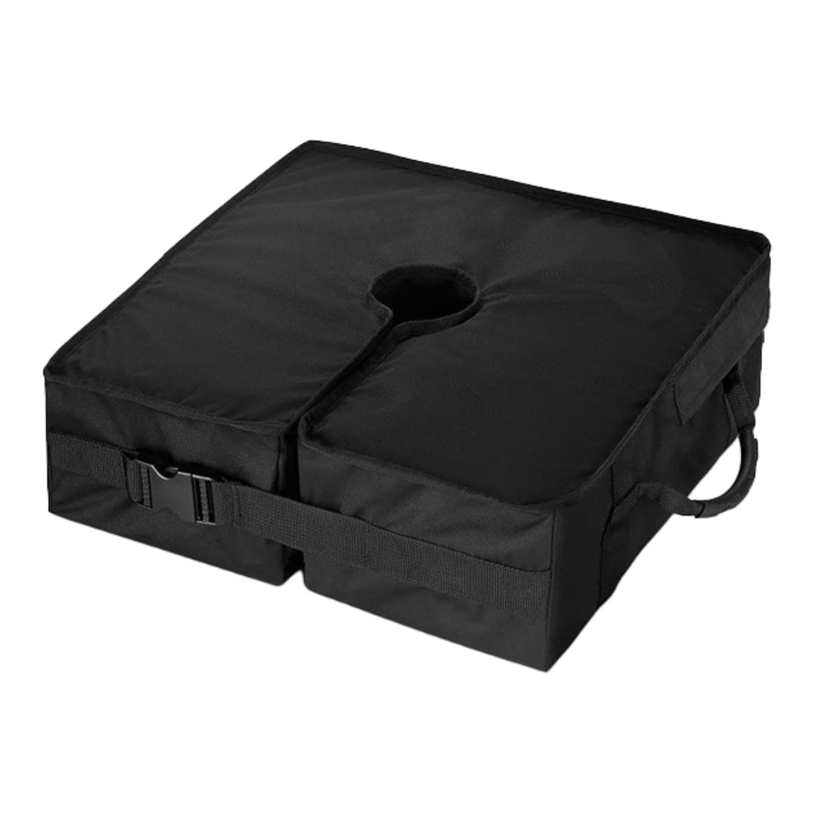 Pied de parasol carré kowaku noir 45 cm support robuste installation facile jardin