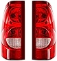 GORWARE Tail Lights Assembly Compatible with 2003-2006 Chevy Silverado 1500 2500 3500 Factory Style Tail Light Rear Brake Lamps OE Replacement Taillights Pair with bulbs-Passenger Side and Driver Side