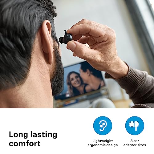 Image of Sennheiser Consumer Audio TV Clear Set 2 Earbuds - Wireless Television Earphones with Passive Noise Cancellation and Bluetooth - Hearing Device for Enhanced TV Listening - Black