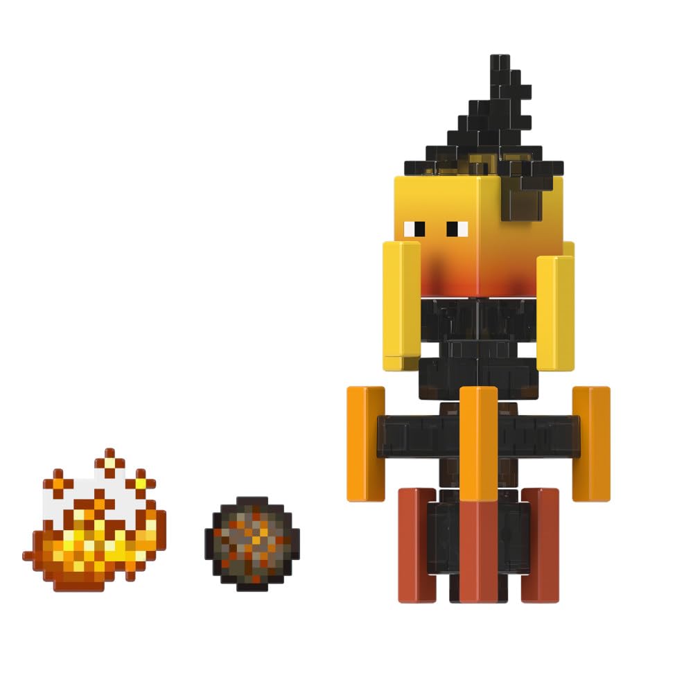 Minecraft 3.25'' Figures - Blaze, Multi-coloured, 8,3 cm - Image 4