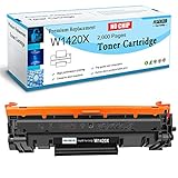 Compatible 142X W1420X 142A W1420A Toner Cartouche [sans Puce] avec Outil 2000 Pages pour HP Laserjet M110 M110w M110we MFP M139 M139we M140 M140w M140we Imprimante (W1420X Noir)
