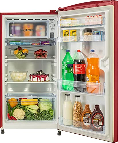 Image of Lloyd Llyod Havells 200 L 2 Star Direct Cool Standard Single Door Refrigerator (Gldc212Sbwt2Pb, Begonia Wine)