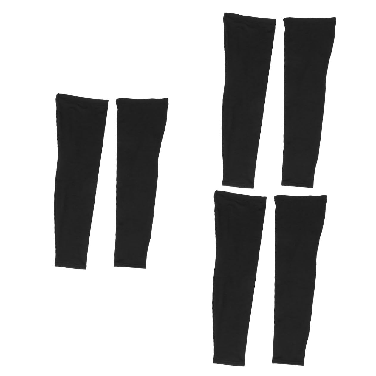 Kisangel 3 Pares Calentadores de Térmicos de Perneras de Forro Polar Prueba de Viento Soporte para Rodillas para Actividades Deportivas Fríos