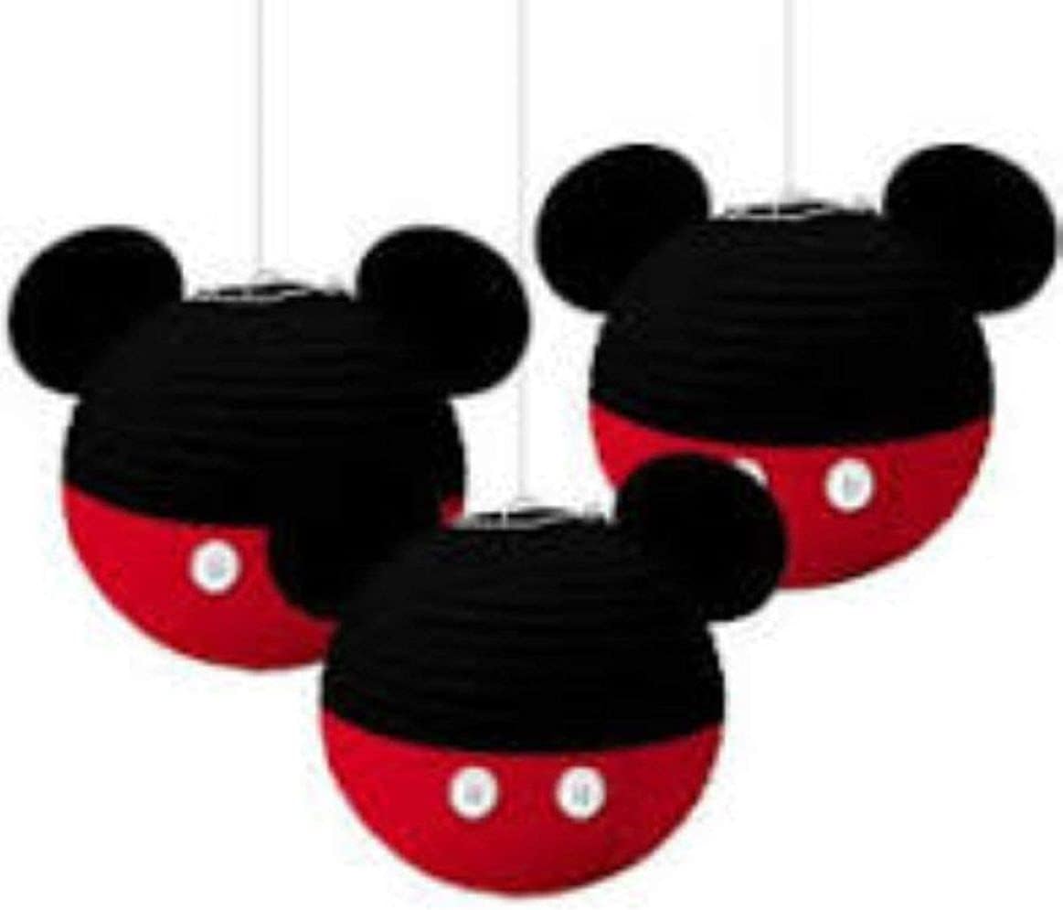 amscanMickey Mouse Forever Paper Lanterns - 11 3/4", 3 Pcs, One Size