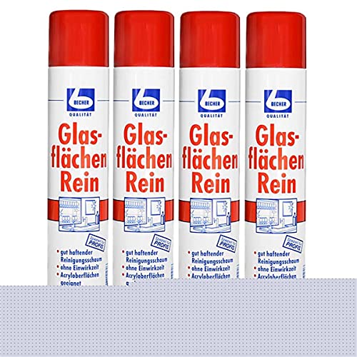 4x Dr. Becher Glasflächen Reiniger 500ml Sprühdose Cover