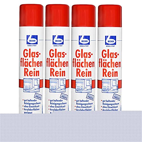 4x Dr. Becher Glasflächen Reiniger 500ml Sprühdose