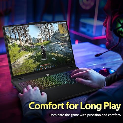 Image of Lenovo Legion Pro 5 16 inch WQXGA 240Hz Gaming Laptop, AMD Ryzen 9 8945HX, NVIDIA GeForce RTX 5060, 32GB DDR5, 1TB SSD, 24-Zone RGB Backlit Keyboard, WiFi 7, Win 11 Pro, Black, 1TB Docking Station Set