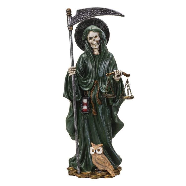 Figurine Père Noël Muerte verte Pacific Trading 25 cm pour décoration originale