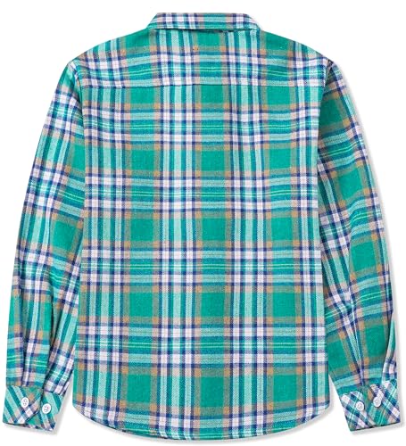 Image of SANGTREE Long Sleeved Flannel Shirt Button Down Plaid Shirts