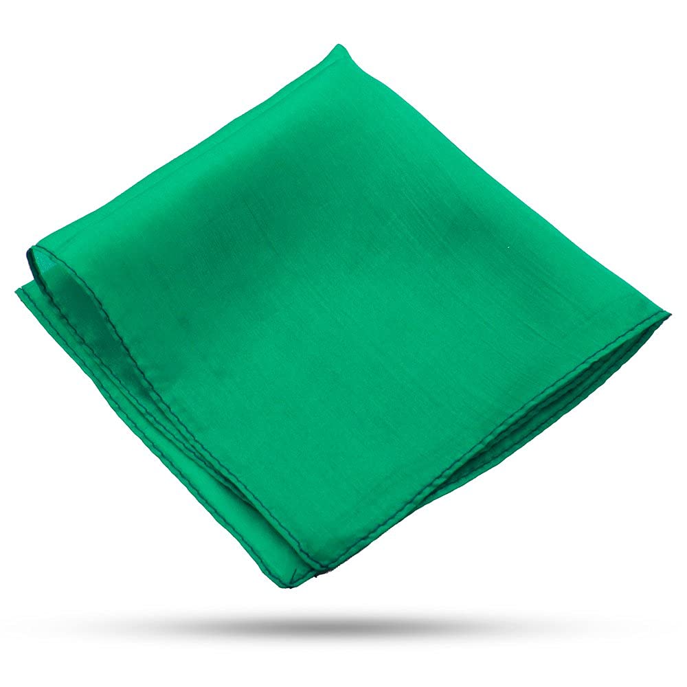 Magic Makers Professional Grade 6 Inch Magician's Silk - Emerald Green