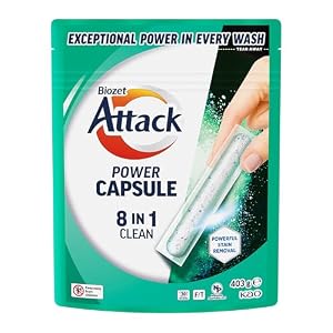 Biozet Attack Power Capsule 8-In-1 Clean 30 pack