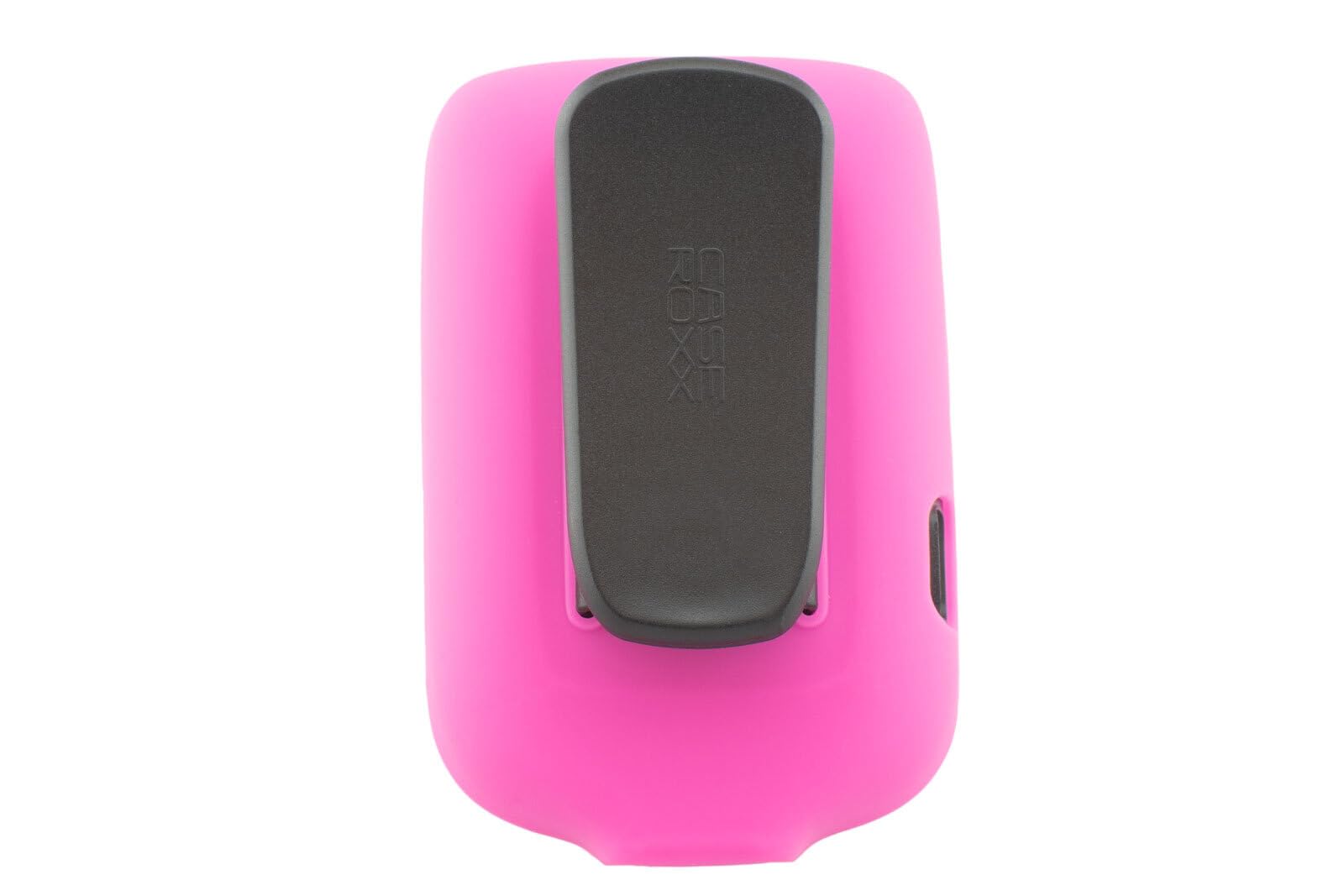 caseroxx Custodia in silicone compatibile con Freestyle Libre 3 da silicone, borsa con e senza clip da cintura in fucsia