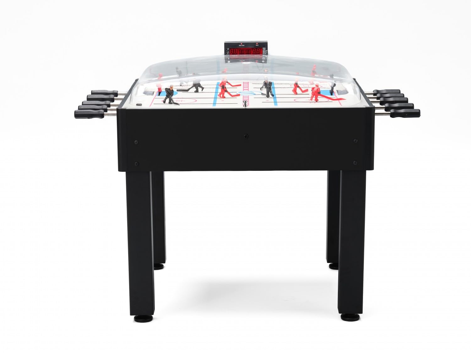 Shelti Breakout Dome Bubble Rod Hockey Game Table - Black