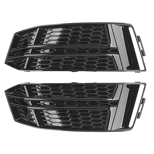 Calandre phare antibrouillard couvercle lunette inférieur A4 B9 2016-2018 grilles nid d'abeille