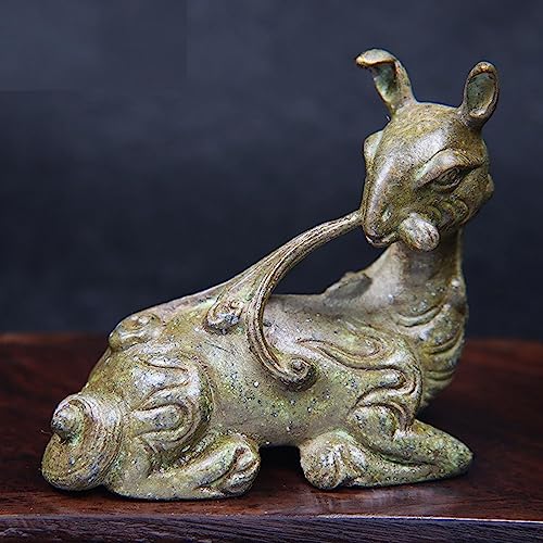 Statue Feng Shui chinois de cerf porte-bonheur, cadeau idéal pour pendaison de crémaillère
