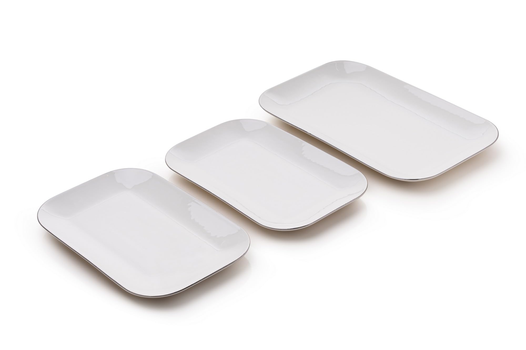 Elegante juego de cena de 51 piezas, 100% porcelana, color crema, incluye platos de servicio, bolos, platos, perfecto para ocasiones especiales y cenas diarias