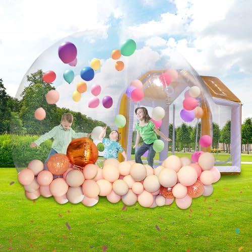 Aufblasbares Bubble House Dome Clear PVC Aufblasbares Bubble House Zelt mit Gebläse Bubble Balloon House Iglu Kuppel für Outdoor Hochzeit Geburtstag Party
