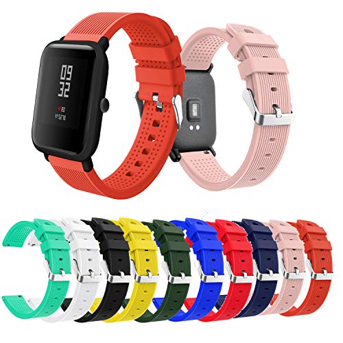 Bracelet AMAZFIT Bip Youth en silicone souple idéal pour vos séances de sport