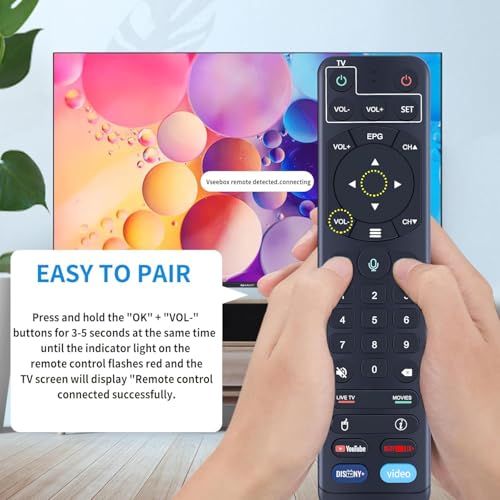 Télécommande vocale Bluetooth V2 Pro pour des soirées cinéma vSeeBox Elite - 5
