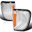 Chrome Housing Clear Lens
