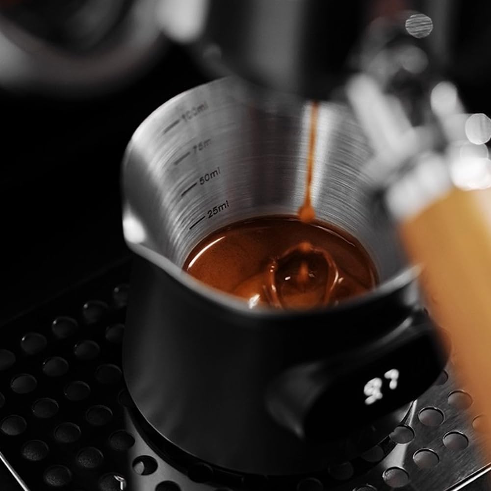 Kaffeewaage Anzeigeplatte Digitale Dosierbecher Shot-Becher Präzisionswaage Messbecher -Werkzeuge Espresso-Zubehör