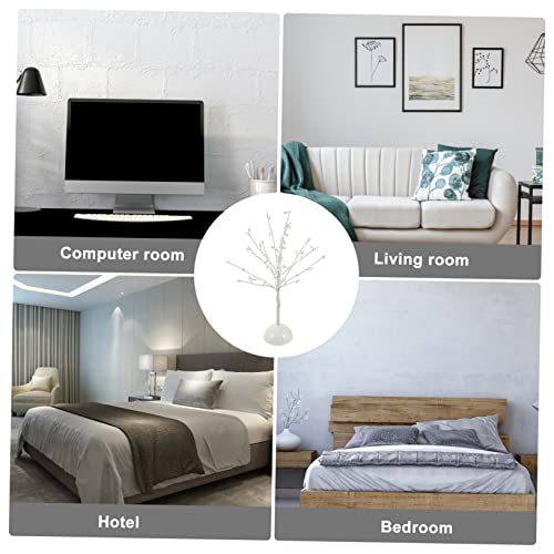 Abaodam 1 Peça Lâmpada De Fio De Cobre Estrelado LED Luz Noturna Luzes De Árvore De Fio De Cobre Luz