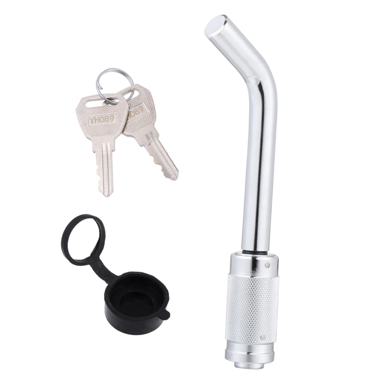 Anneome Bloqueo Antirrobo para Enganche de Remolque Cerradura Resistente la Fácil Instalación Compatible con Portaequipajes Bicicletas Remolques de Barco y Autocaravanas