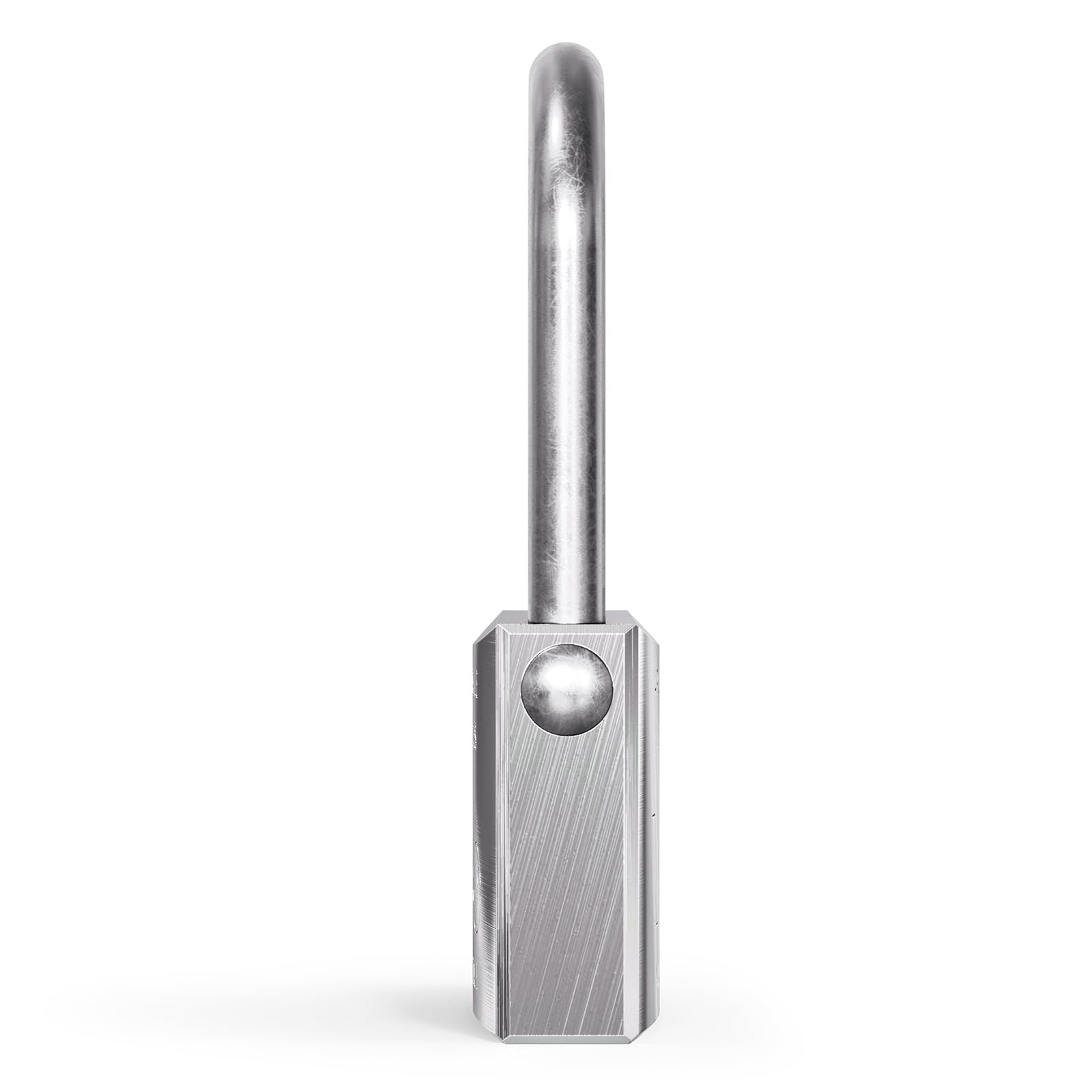 Viro | Mare, Lucchetto, Resistente alla Corrosione, Base in Ottone 50 mm, Arco Lungo in Acciaio Inox, Chiusura a Scatto