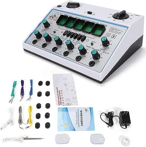 ZIROXI Estimulador de acupuntura de máquina unitaria, Instrumento de acupuntura de electroterapia de Pulso, for Alivio del Dolor, Artritis y Fuerza Muscular