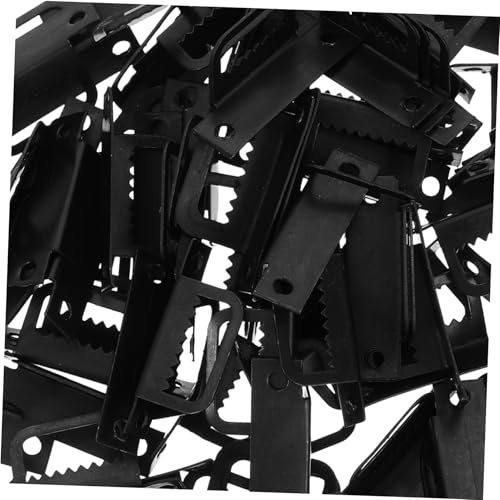 Image of ULTECHNOVO 100pcs Type Metal Picture Frame Hooks Easy to Install Hangers for Photos Artwork Mirrors and Decorations Picture Hanging Hardware for Home Decor